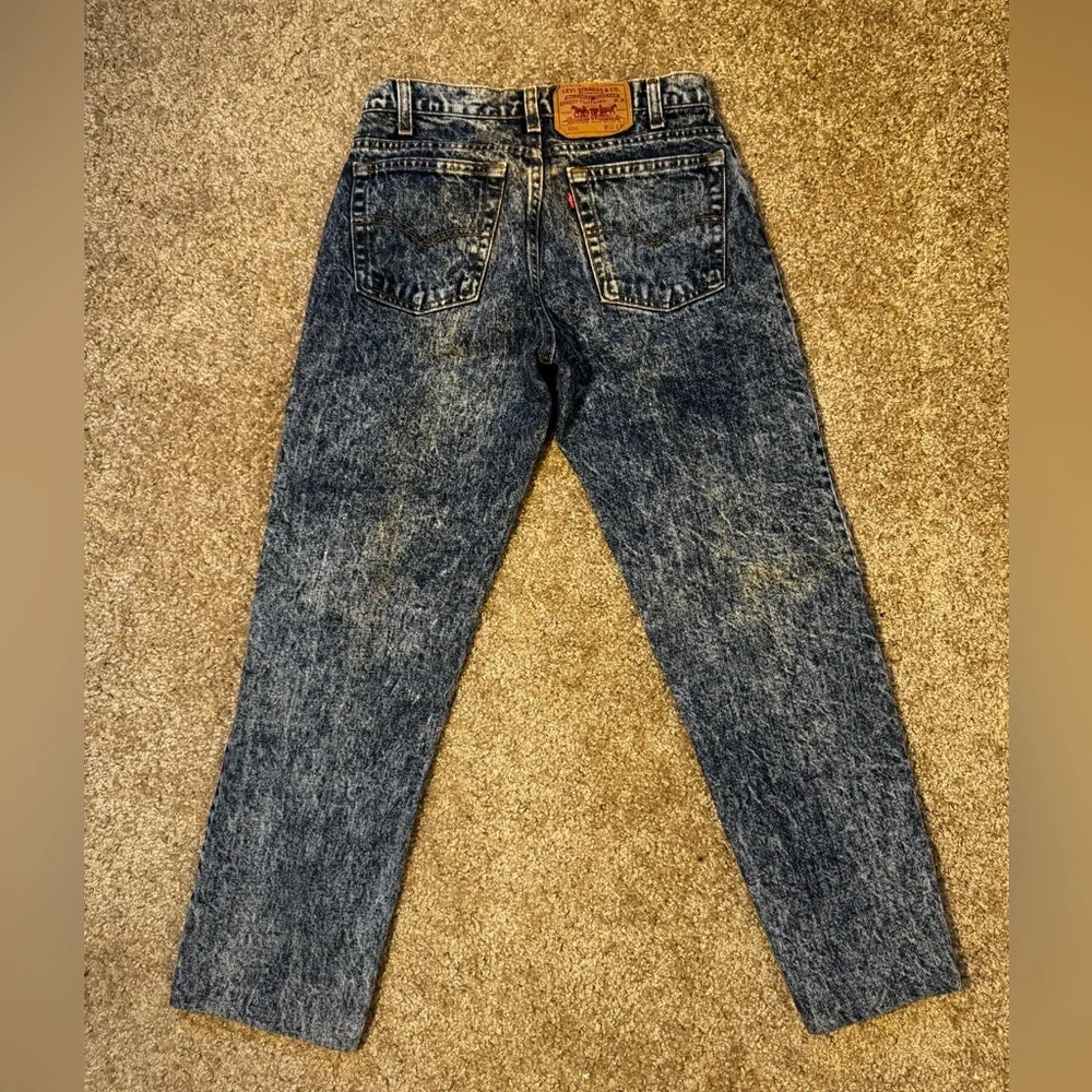 VINTAGE 1988 506 RARE Dark Acid Wash Blue Men's MINT Levi’s Jeans